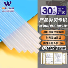 實力廠家直供熱熔膠棒11mm透明熱熔膠白色熱熔膠棒高粘透明熱熔條