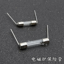 15安250V電磁爐保險絲管帶引線腳大保險玻璃管 電磁爐配件