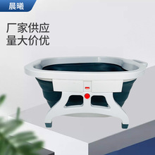 加工定制家用簡約折疊足浴盆足浴盆便攜式足浴桶家用泡腳盆