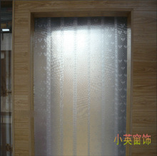 PVC軟門簾印花加厚透明空調簾超市防蚊擋風隔簾肉聯廠冷庫