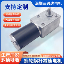 5882蝸輪蝸桿減速電機600JSX50ZY智能家居機器人設備微型直流馬達