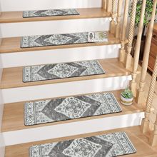 跨境直供樓梯墊踏步墊地墊免膠自粘 硅藻泥橡膠防滑樓梯地墊