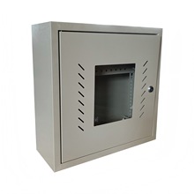 生產加工金屬電話箱帶透氣孔玻璃可視化IP65配電箱