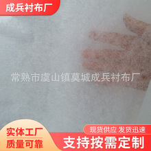 服裝撒粉襯雙點漿點水洗西服粘襯無紡襯紙襯尼龍粘合網襯