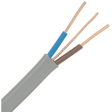 家用廠家電源線無氧銅純銅2芯+地線扁線2*1.5MM2+E
