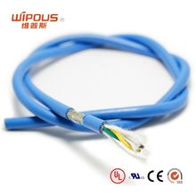 廠家防水電纜、耐腐蝕霧面PUR/聚氨酯 高柔性拖鏈電纜線 1.5平方