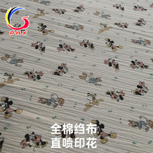 蘇州塗料直噴數碼印花加工全棉滌棉混紡竹纖維亞麻人棉梭織