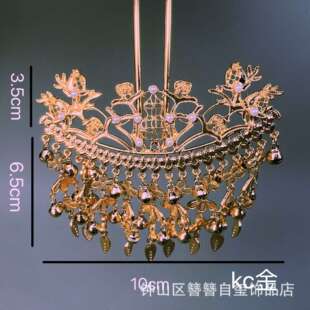 古風原創漢服配飾唐風發簪福祿仿花絲流蘇發釵后壓唐朝