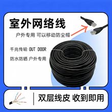 CAT6網線六類室外網線 電腦交換機連接線 室外成品網絡線電腦跳線
