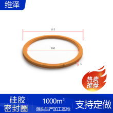 廠家硅膠O型密封圈耐高溫防腐蝕液壓油缸注塑機活塞桿FKM防塵圈