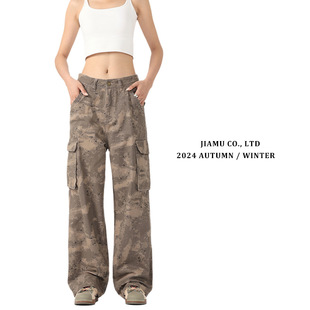 JIAMUʽbaggy jeansԲʹbѝcargo pantsֱͲţѝŮ