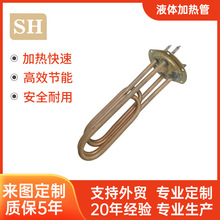 不銹鋼3KW電熱管220v雙頭加熱熱水器飲水機開水器浸入式加熱管