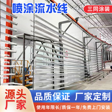 鋁型材塗裝設備 靜電噴塗流水線 塗裝生產線 噴塑設備 工廠供應