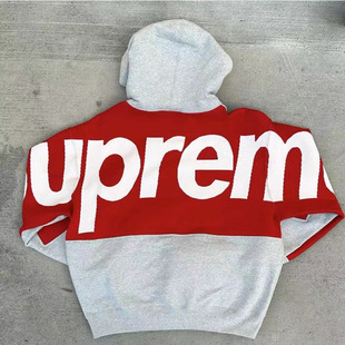 SUPREME BIG LOGO JACQUARD HOODED SWEATSHIRT LOGOñ l