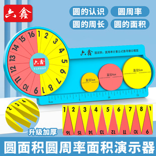 圓面積周長圓周率計算公式推導演示模型圓的等分圓形轉化為長方形