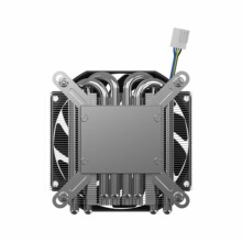 下壓式4銅管超薄30mmCPU散熱器ITX機箱銅底鍍鎳靜音風扇115x/1700