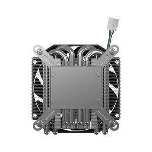 下壓式4銅管超薄30mmCPU散熱器ITX機箱銅底鍍鎳靜音風扇115x/1700