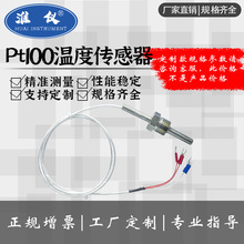 工廠定制-PT100溫度傳感器精密熱電偶防水防腐耐高溫探頭式測溫線
