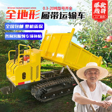 全地形爬山虎履帶運輸車廠家2噸3噸農田改造工程載重自卸履帶車