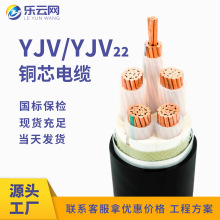 YJV廠家直銷國標 ZR/ZC 阻燃銅芯交聯電纜無氧銅1芯-5芯銅電纜線