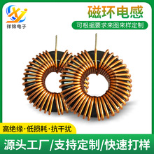 戶外儲能電源磁環電感大電流鐵硅鋁磁環新能源汽車扁平感應線圈