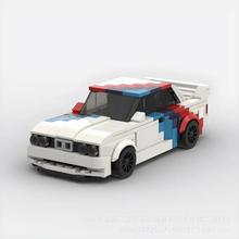 跨境熱賣賽車跑車M3模型moc兼容樂高小顆粒益智拼裝保瑪積木玩具
