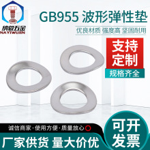 不銹鋼波形彈性墊GB955 M3-M24波型波浪波紋墊圈波浪形防松動墊片