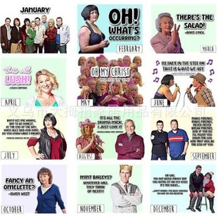 羳Ʒ}QuGavin and Stacey 2025 wall calendar2025v