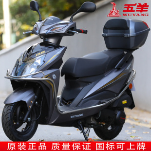 五羊踏板車摩托車燃油125C電噴可上牌省油原裝正品全新車男女通用