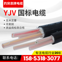 廠家供應低壓地埋線YJV 戶外架空銅芯3芯電纜YJV