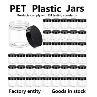 Plastic Jars Round Clear Jars with Lidsܷ޺ɫwVƿ