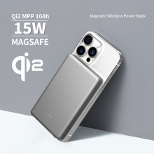 Magsafe適用qi2蘋果外接電池雙彈窗鋁合金10000mah快充磁吸充電寶