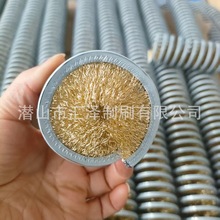 廠家批發拋光刷鍍銅絲鋼絲彈簧刷去毛刺彈簧刷纏繞毛刷輥除銹刷
