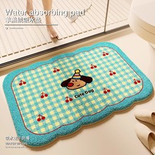 浴室地墊卡通家用吸水耐磨腳墊衛生間進門防滑墊易打理仿羊絨地墊