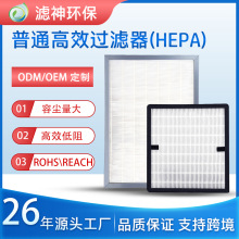 HEPA高效過濾網除塵高效靜電熔噴大風量車間空氣凈化器濾芯跨境