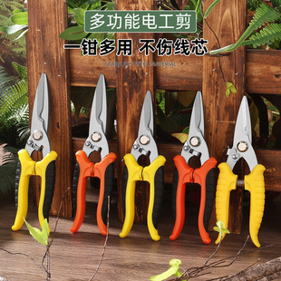 不銹鋼樹枝剪修枝剪園藝剪刀果園花藝專用摘果剪園林工具剪批發