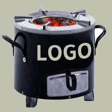 家用不銹鋼柴火爐柴火灶多功能非洲爐cook stove戶外野營柴火爐
