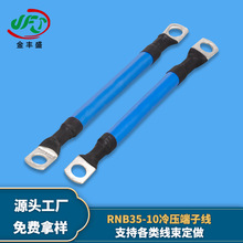 汽車電瓶電池連接線RV35平方雙頭RNB35-10冷壓端子線大電流連接線