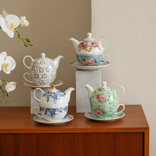 陶瓷英式子母壺 創意單人泡茶茶壺茶具Tea for one