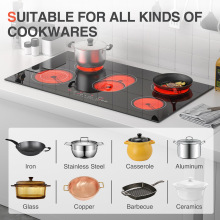 electric cooker四頭六頭電陶爐多頭電磁爐煲仔大功率台式嵌入式