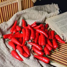仿真水果蔬菜仿真辣椒35#小辣椒迷你小辣椒家居排隊裝飾攝影道具