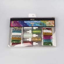 跨境金色閃粉金粉顏料美術手工DYI亮片閃粉節日撒粉裝飾繪畫材料