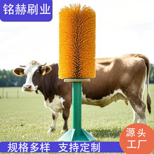 奶牛養殖場固定立柱樁式牛體刷牛用蹭癢刷電動抓癢按摩清潔刷耐磨