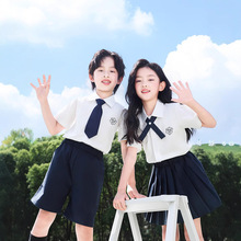 六一兒童演出服畢業季班服小學生校服班服男童襯衫女童連衣裙