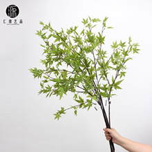 工廠直銷 仿真植物紅秋楓葉雞爪楓 拍攝道具手工樹葉裝飾盆栽擺件