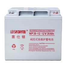 雷仕頓鉛酸免維護蓄電池NP12-38  箱式變電站專用蓄電池12V38AH