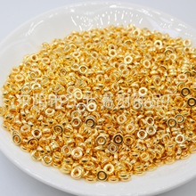 6MM隔片CCB仿金效果用於盒裝珠DIY飾品配件9300個/斤