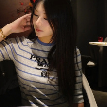 高版本p家南油高端女裝春夏高級感上衣羊毛氣質小香風修身針織衫t