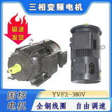 變速電機YVF2-2極3KW-90KW變頻三相異步電機調速電機風機電動馬達