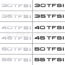 適用奧迪A3A4A7A6L車標車貼30 35 40 45 50 55TFSI排量字標四驅標